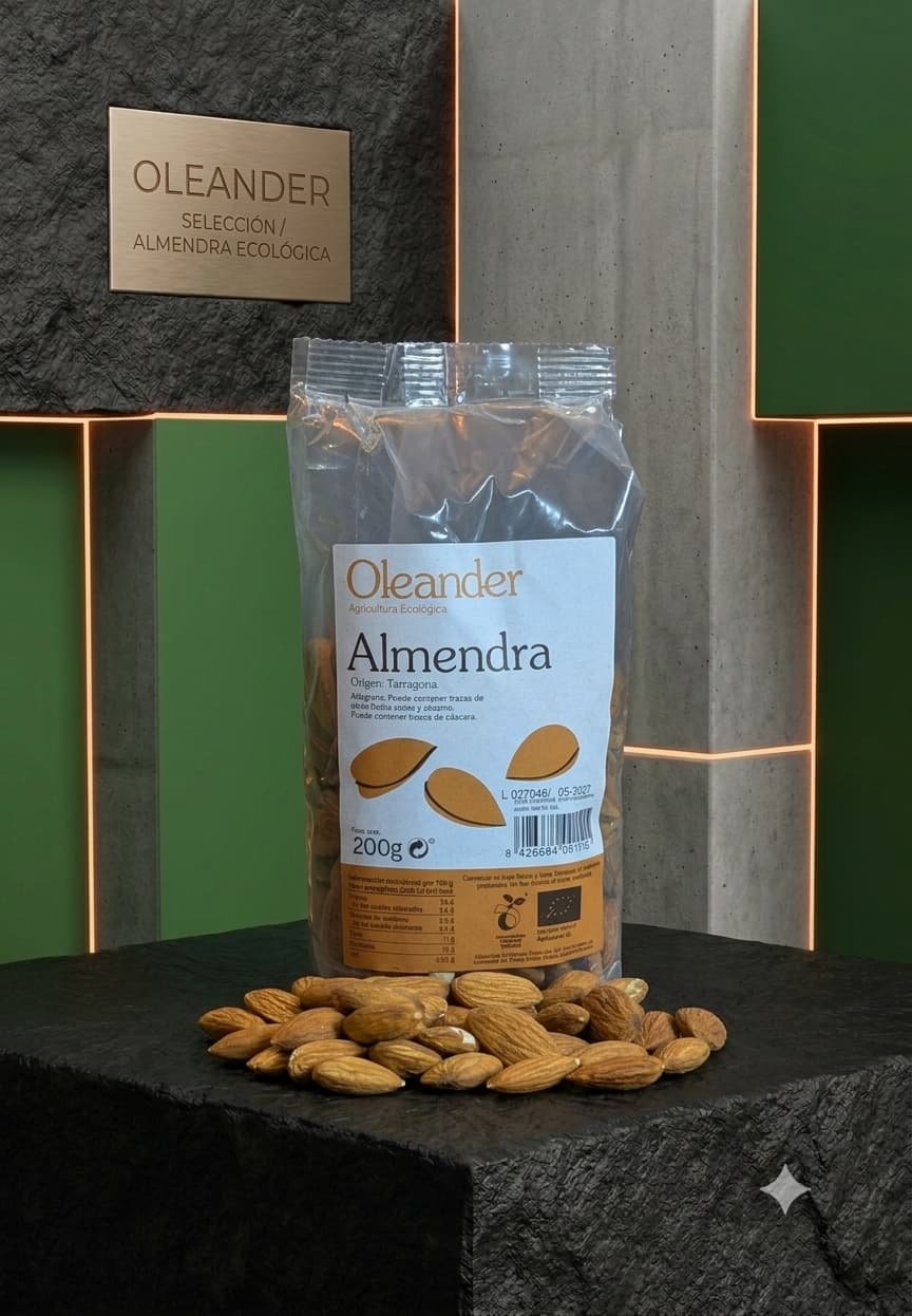 Almendra con Piel Ecológica