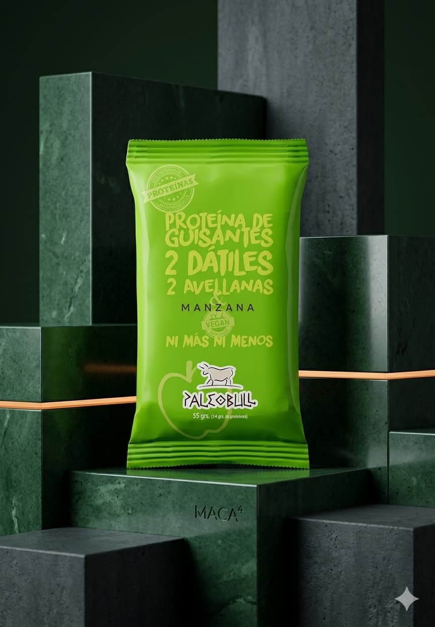 Barrita de Manzana y Avellana Vegana